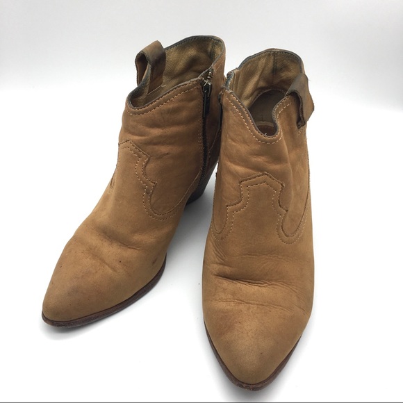 Frye Reina Brown Suede Booties - Picture 8 of 14
